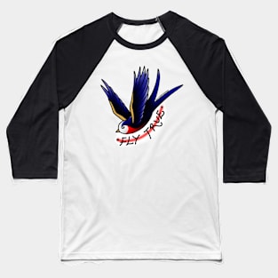 Fly True Traditional Swallow Baseball T-Shirt